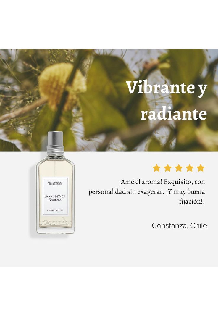 Perfume Unisex Pomelo Riubarbo EDT 50 ml LOccitane-3
