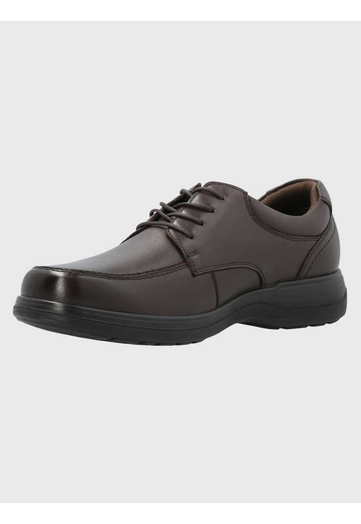 Zapato Cuero Hombre Adrian Café-5