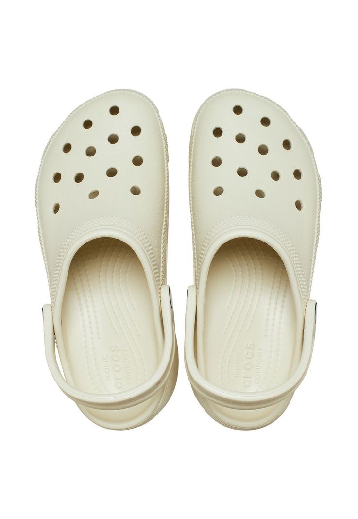 Zueco Crocs Mujer Platform Clog W Beige-4