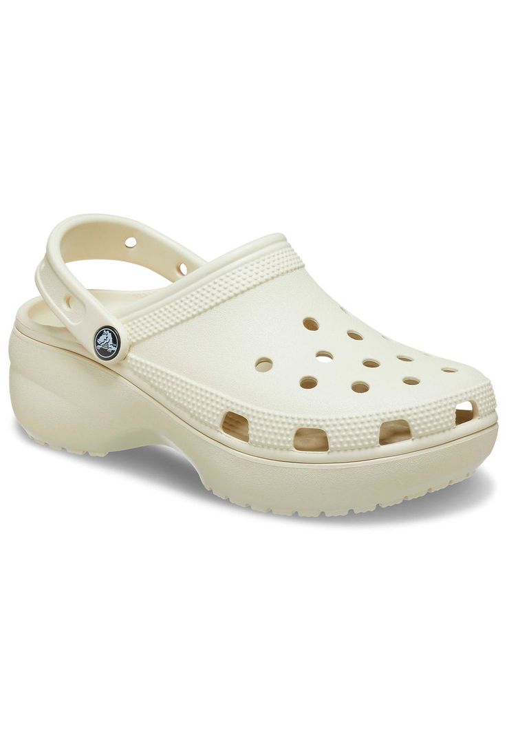 Zueco Crocs Mujer Platform Clog W Beige-6