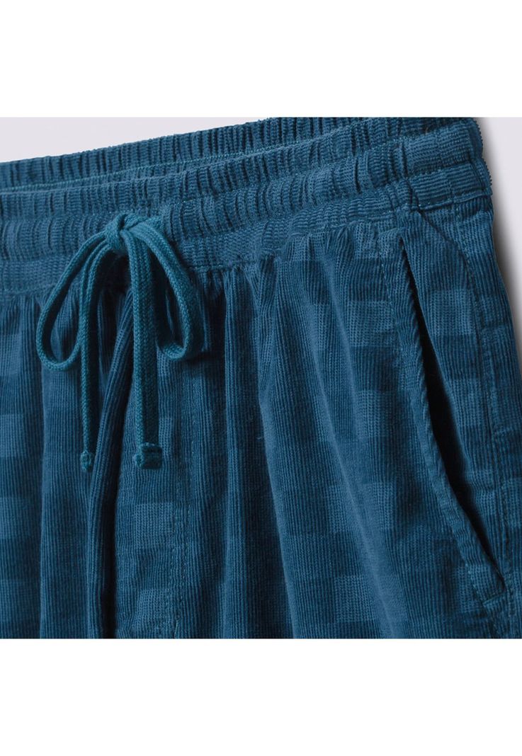 Short Hombre Range Check Cord Loose E Waist Azul-3