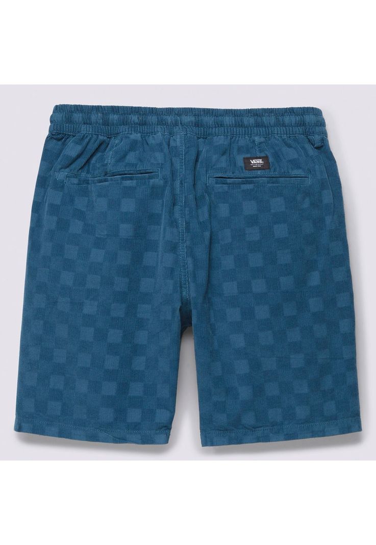 Short Hombre Range Check Cord Loose E Waist Azul-5