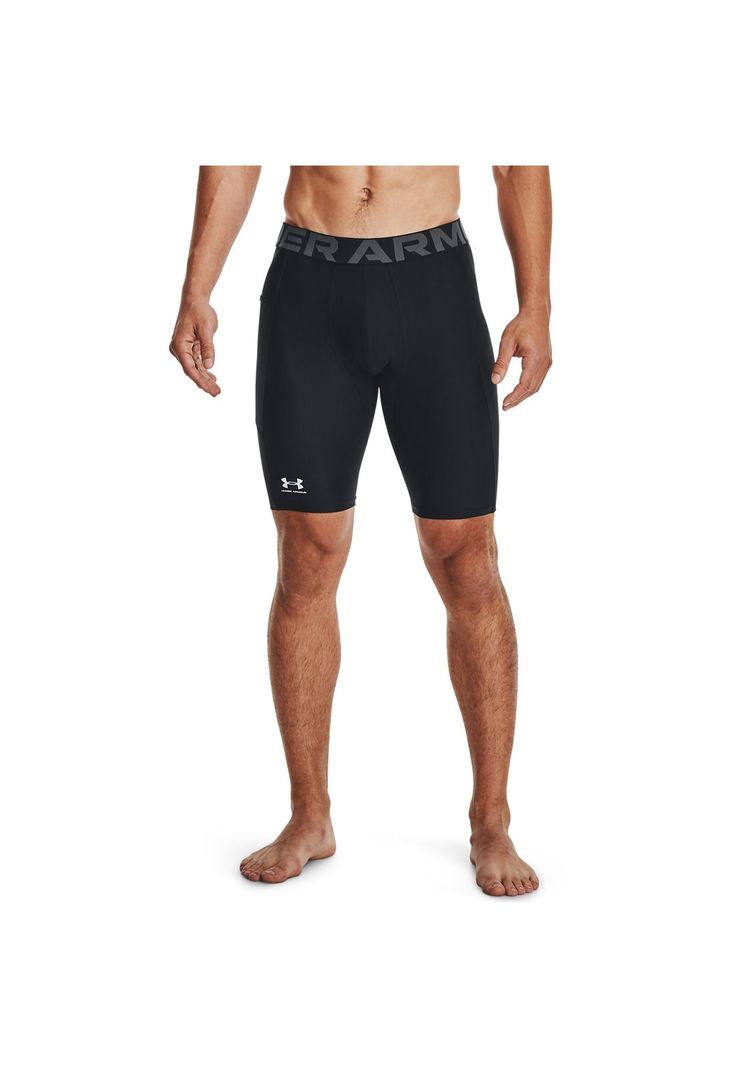 Shorts largos HeatGear® para hombre Negro-0