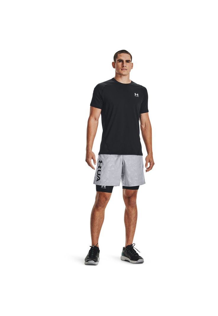 Shorts largos HeatGear® para hombre Negro-4