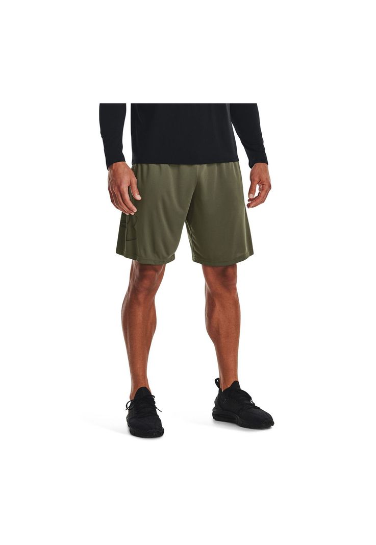 Shorts UA Tech™ Graphic para hombre Verde-3