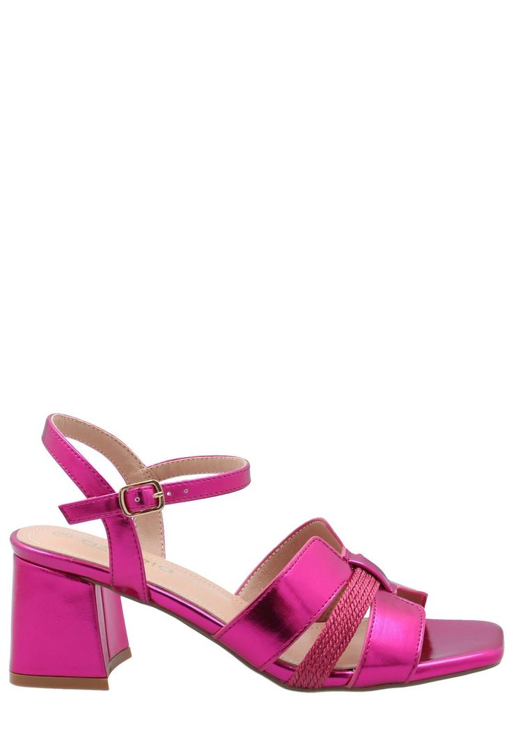 Sandalia Mujer Celia Fucsia -1