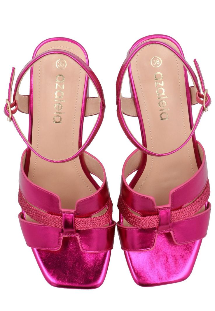 Sandalia Mujer Celia Fucsia -6