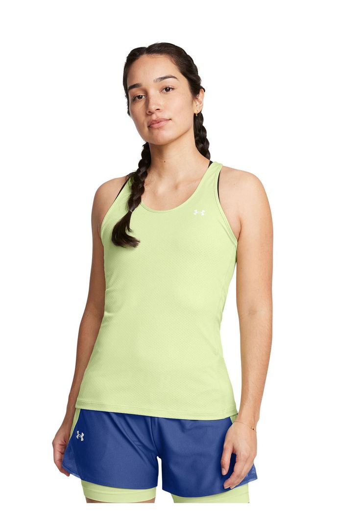 Polera sin mangas HeatGear AR mujer Verde-3