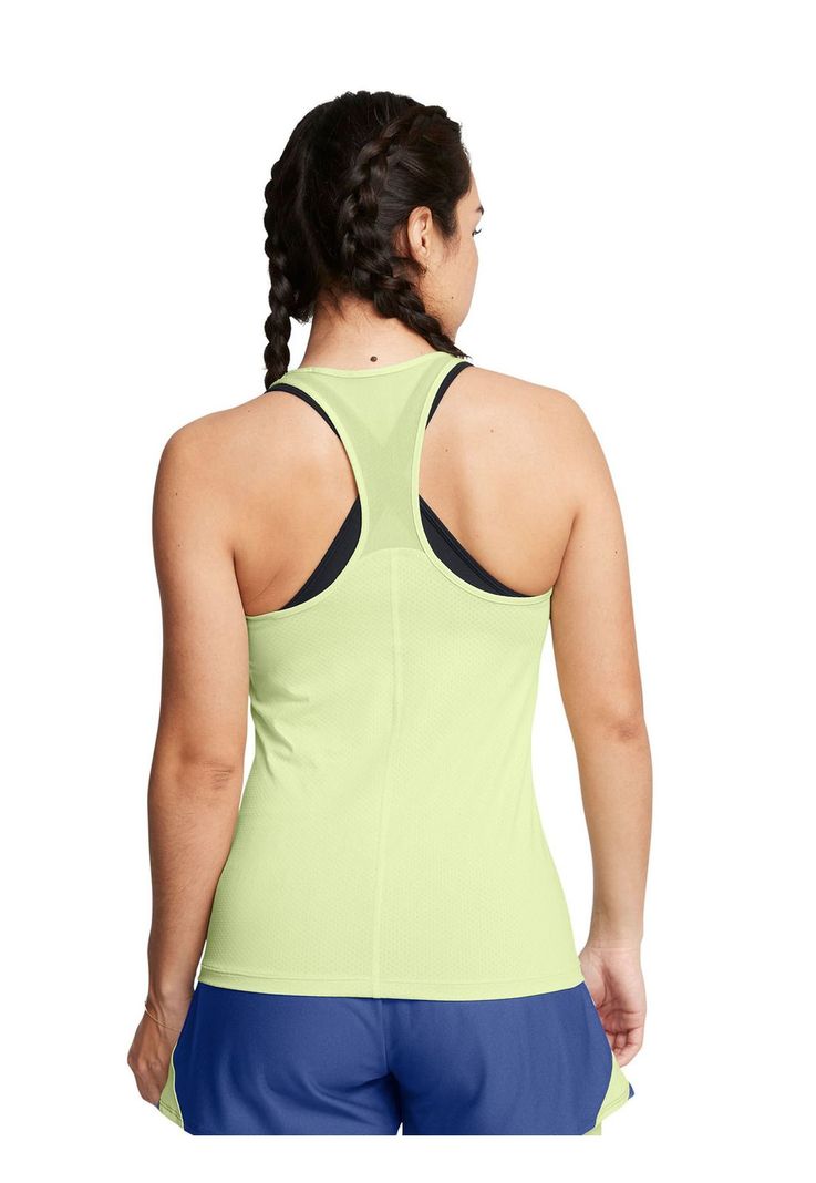 Polera sin mangas HeatGear AR mujer Verde-4