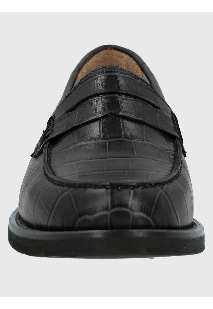 Mocasín Cuero Mujer Uma Negro-1