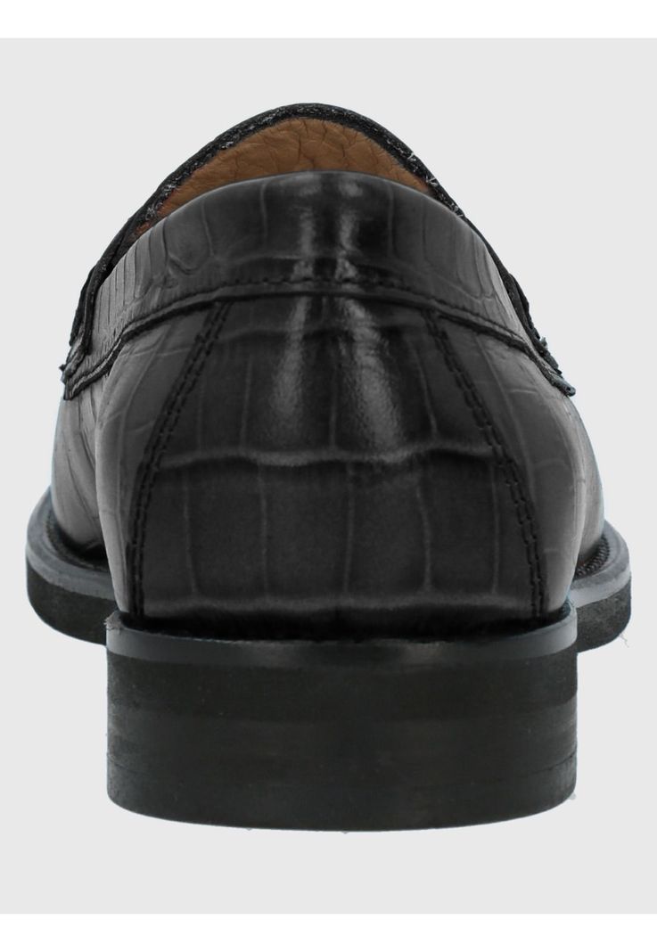 Mocasín Cuero Mujer Uma Negro-5