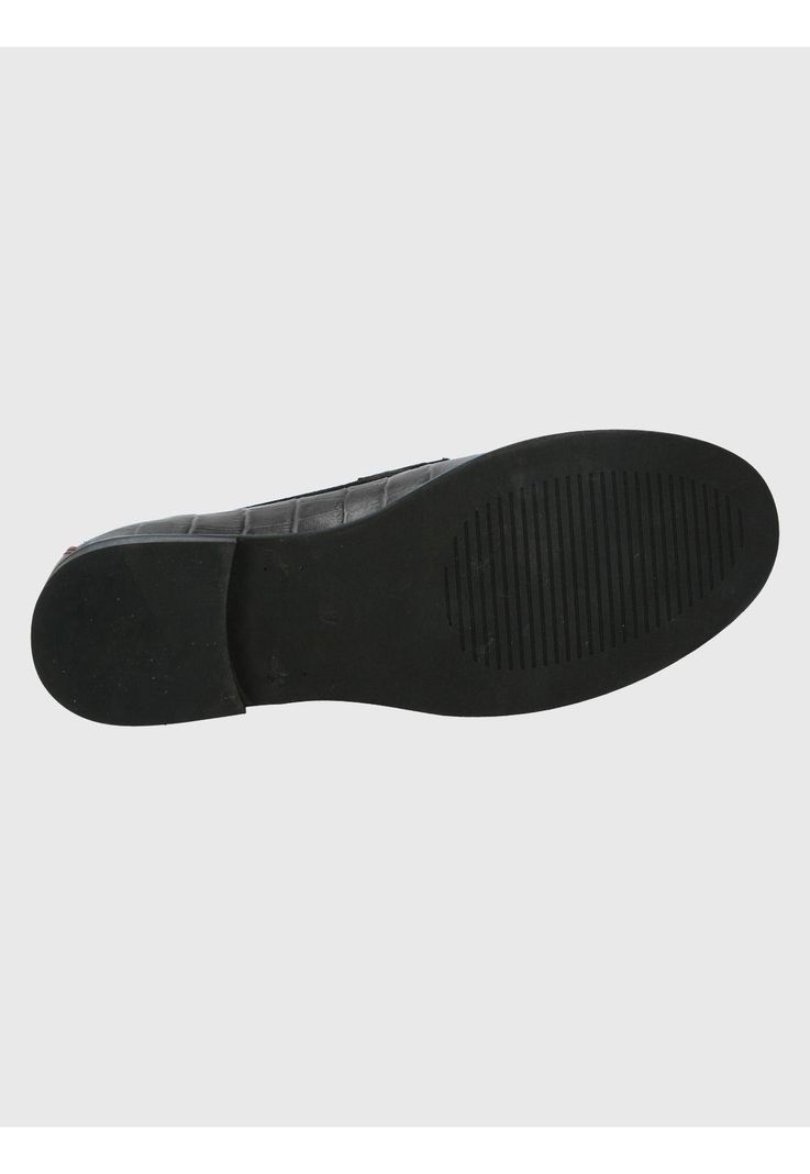 Mocasín Cuero Mujer Uma Negro-6