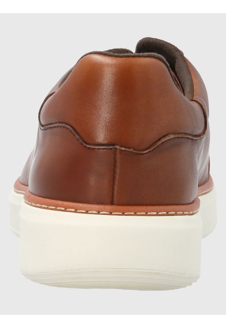 Zapatilla Cuero Hombre Force G Café Claro-6