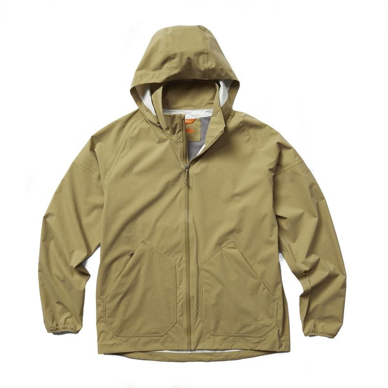Impermeable Hombre Alpine Rain Shell Beige