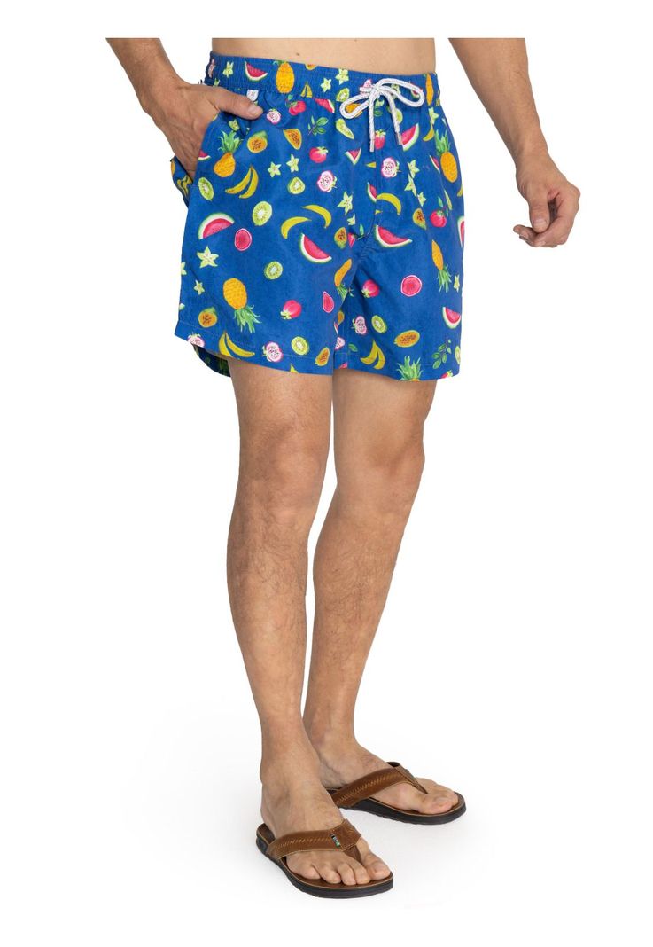 traje de baño Azul Izam Hombre-4