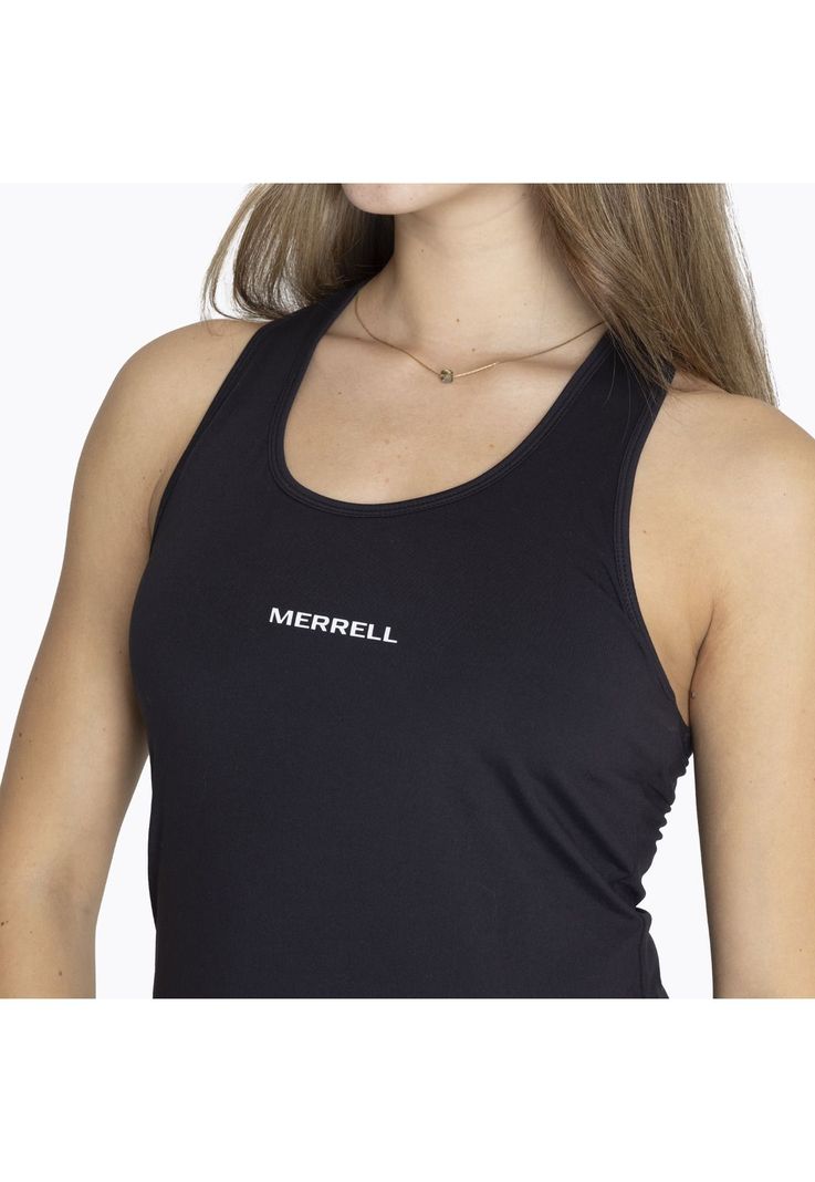 Polera S/M Tank Top Negro Mujer-4