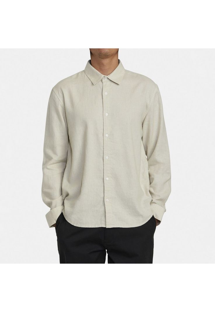 Camisa M/L Hombre Hi Grade M Wvtp Beige-5