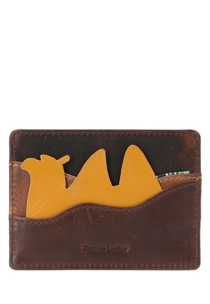 Billetera Cuero Beige FCamel CarUnisex-1