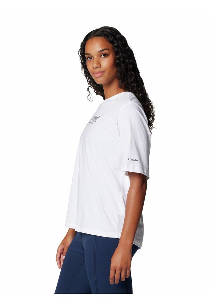 Polera Mujer North Cascades Relaxed Blanco-1