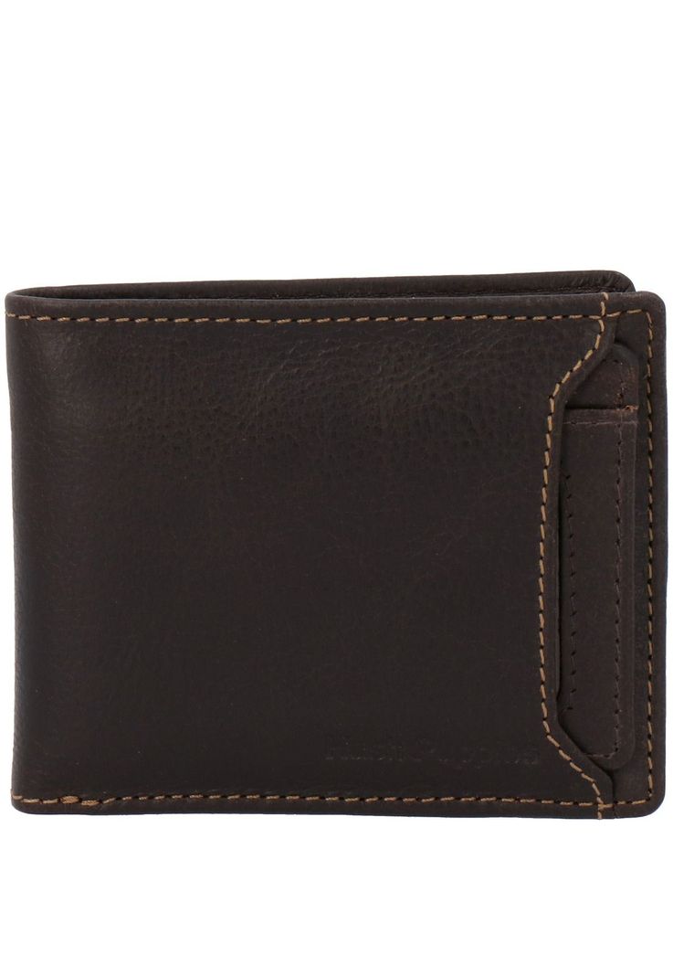 Billetera Cuero Hombre Th Ventana Café-0