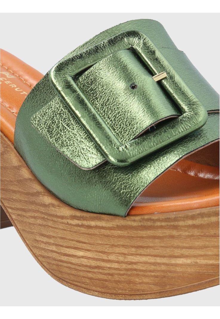 Sandalia Verde Mujer Donnias -6