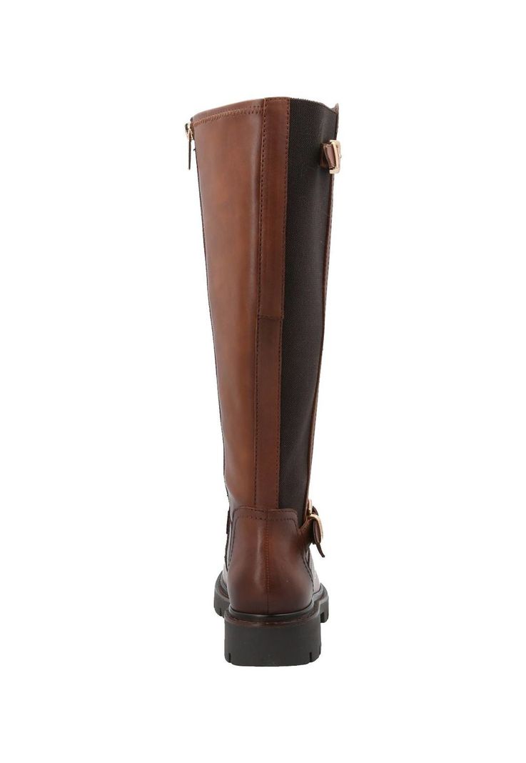 Bota Cuero Mujer Landd Café-6