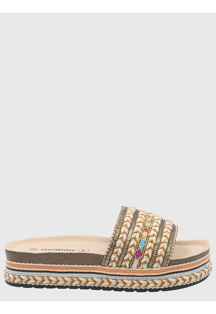 Sandalia Mujer Ennio Beige Multi -1