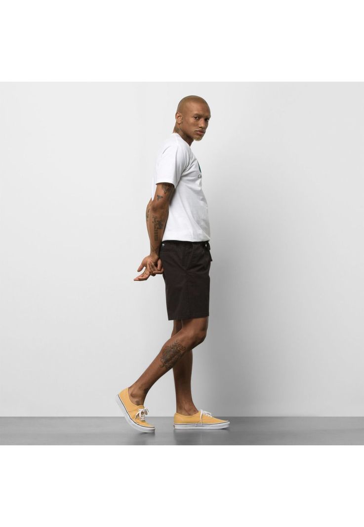 Short Hombre Mn Range Relaxed Elastic Short Black-1