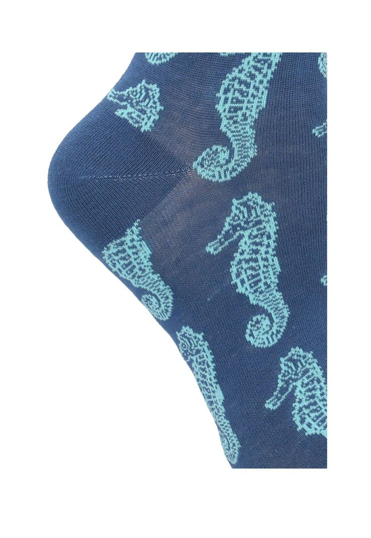 Calcetin Azul St Seahorse Mujer-1