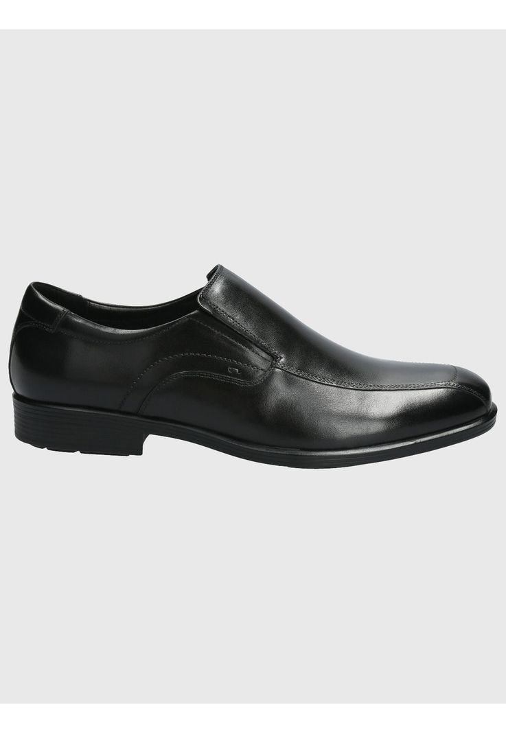 Slip On Cuero Hombre Strand Negro-1