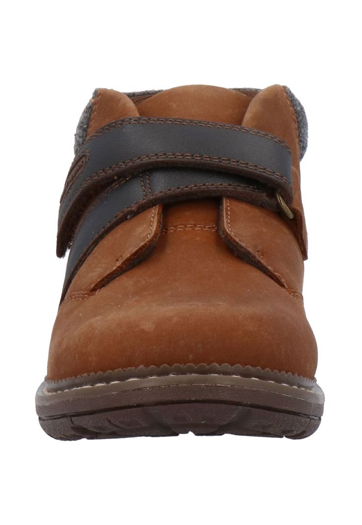 Botin Cuero Niño New Run Ii Café-2
