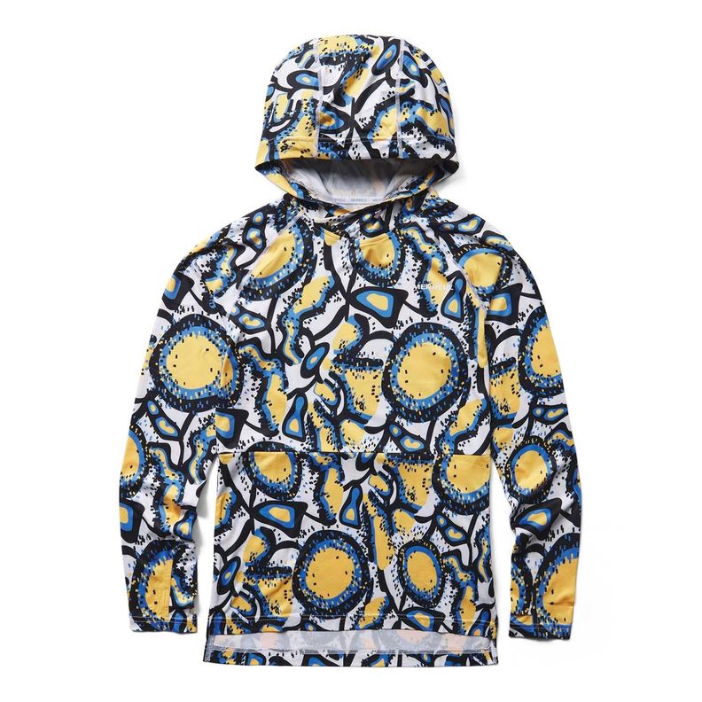 Polar Mujer Upf Pullover Hoo Amarillo Merrell