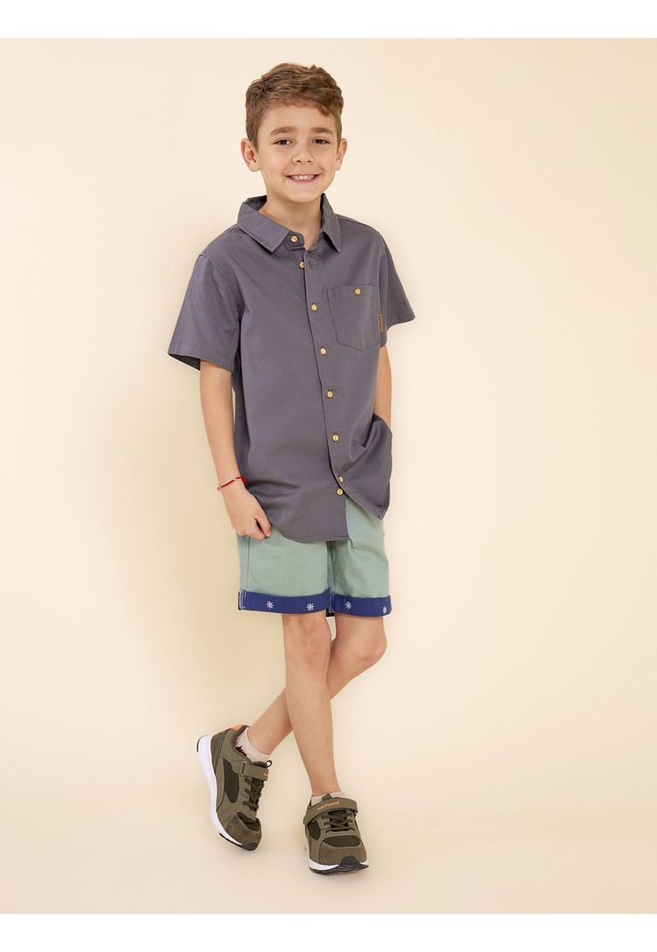 Camisa Niño Wild Gris-1