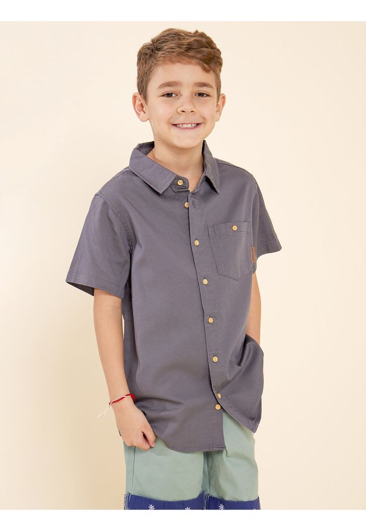 Camisa Niño Wild Gris-3