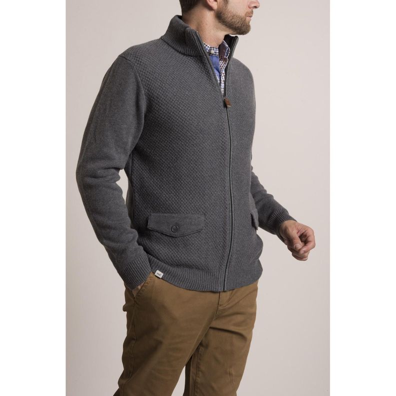 Cardigan PanalRockford Gris