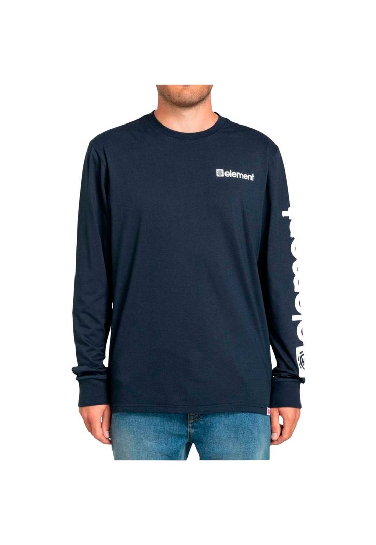Polera M/L Hombre Joint Azul Marino-0