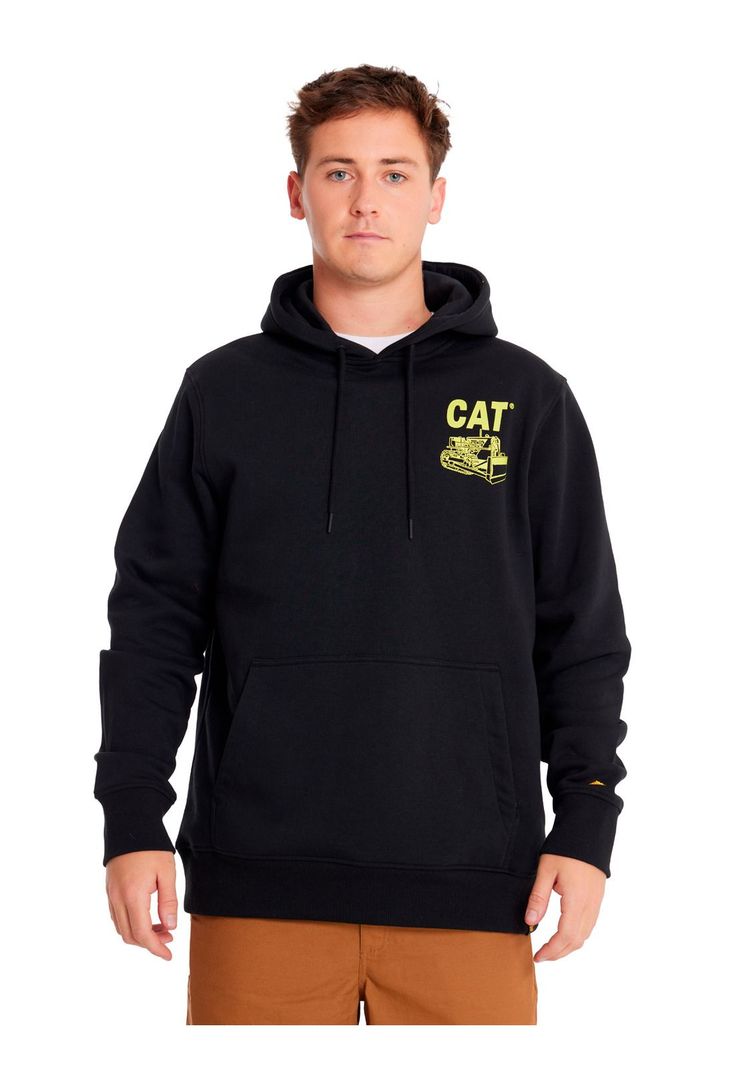 Polerón Hombre Graphic Pullover Hoodie Negro-0