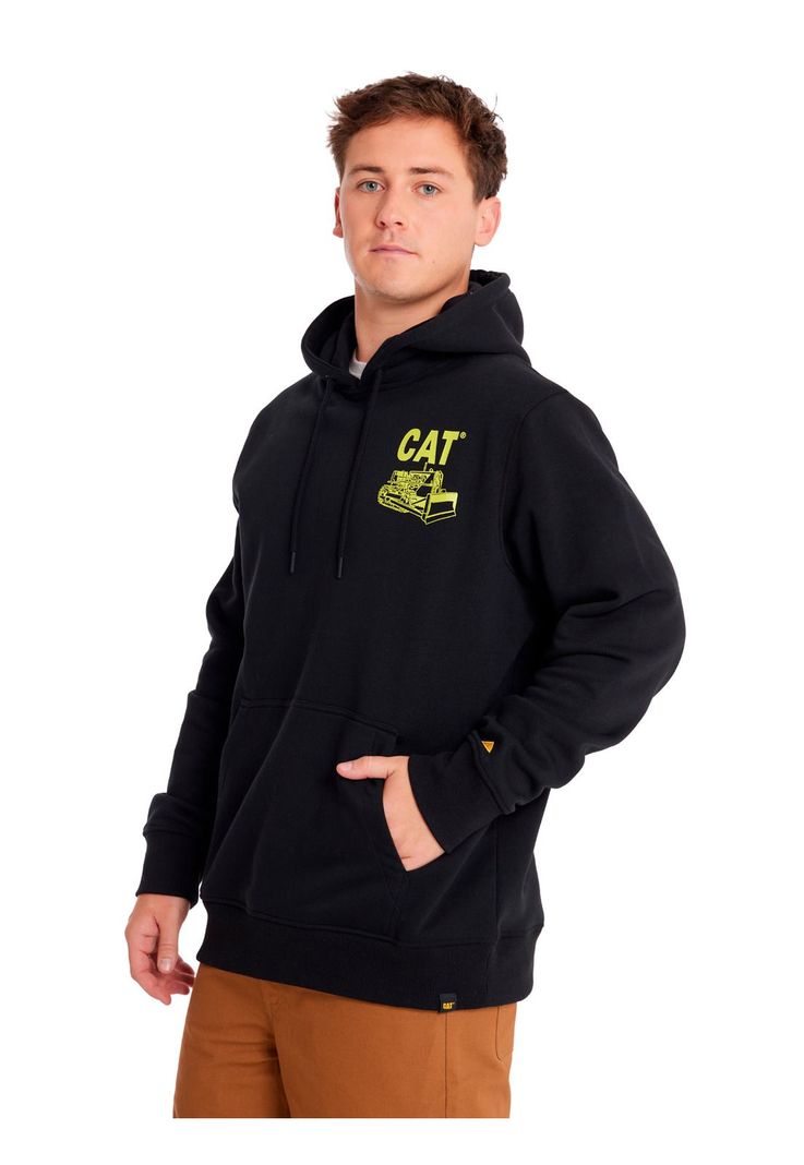 Polerón Hombre Graphic Pullover Hoodie Negro-1
