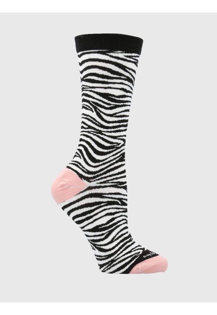 Pack 3 Calcetines Crema Gift Print Mujer-5