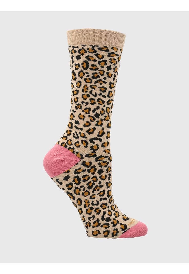 Pack 3 Calcetines Crema Gift Print Mujer-6