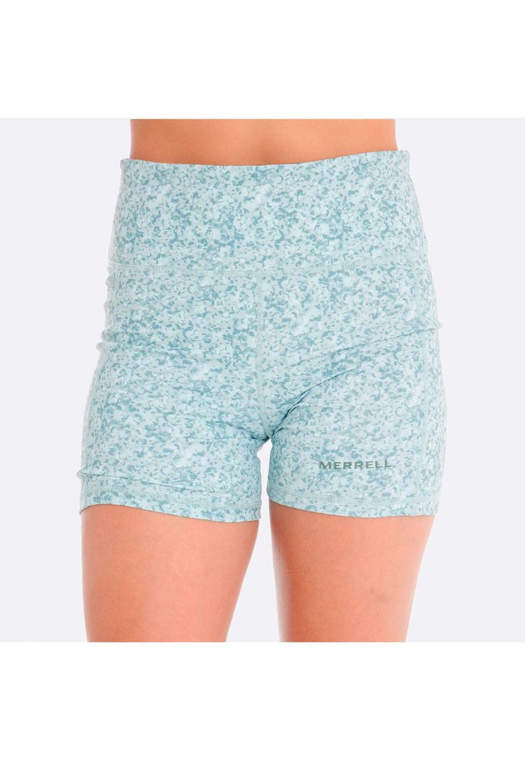 Short Mujer Biker Print Gris-0