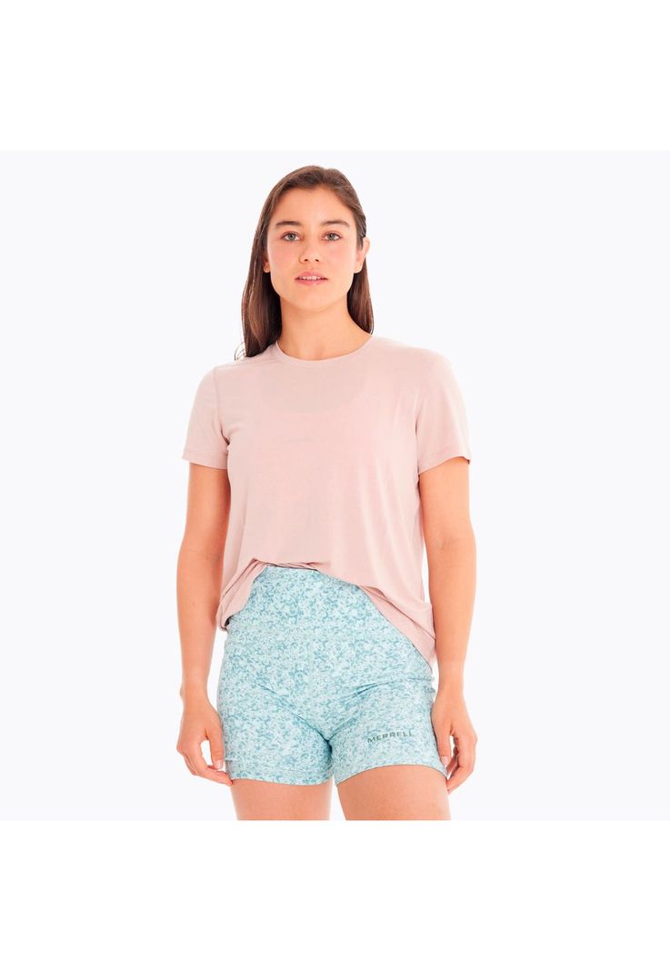 Short Mujer Biker Print Gris-1