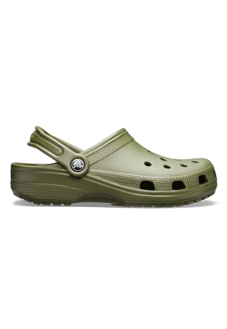 Zueco Crocs Hombre Classic Clog Verde Militar-0