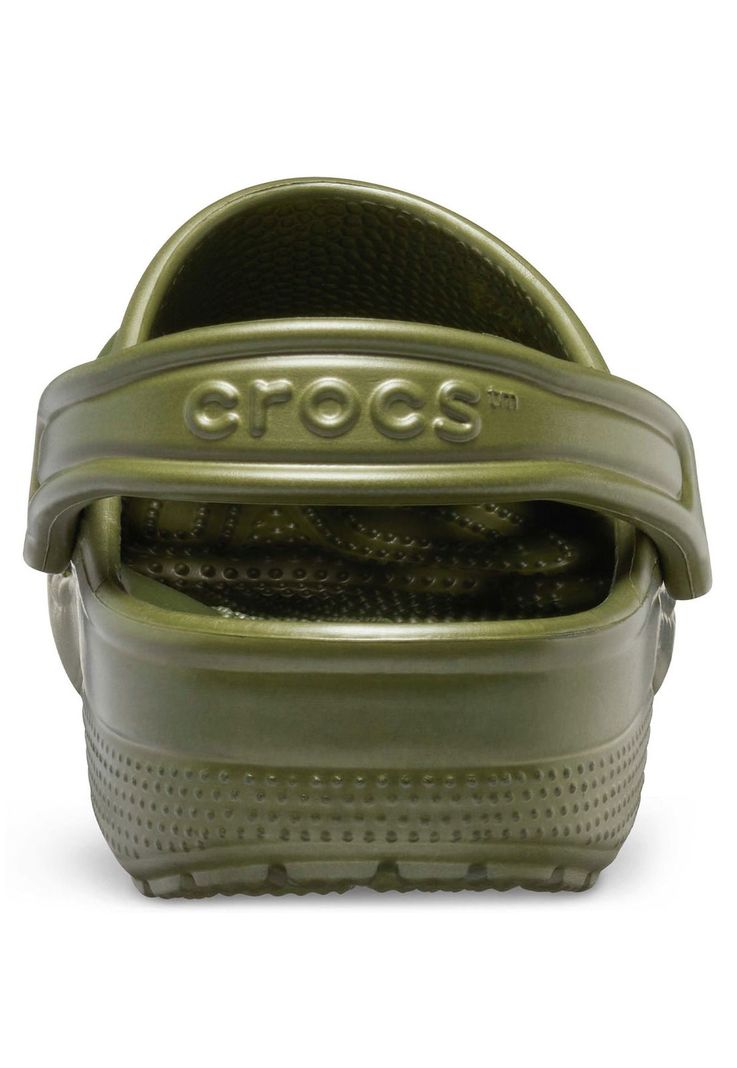 Zueco Crocs Hombre Classic Clog Verde Militar-6
