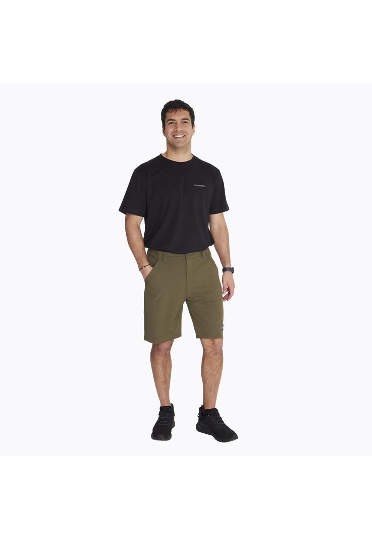Short Impermeable Walkshort Verde Hombre-8