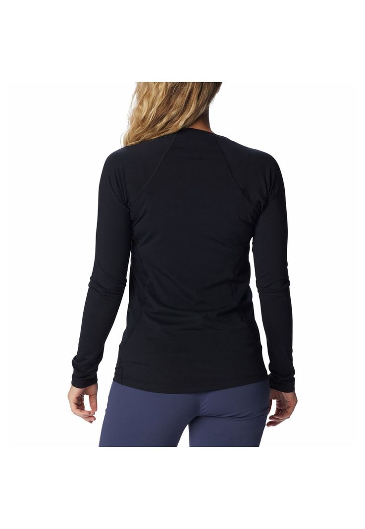 Primera Capa Polera Mujer Midweight Negro-3