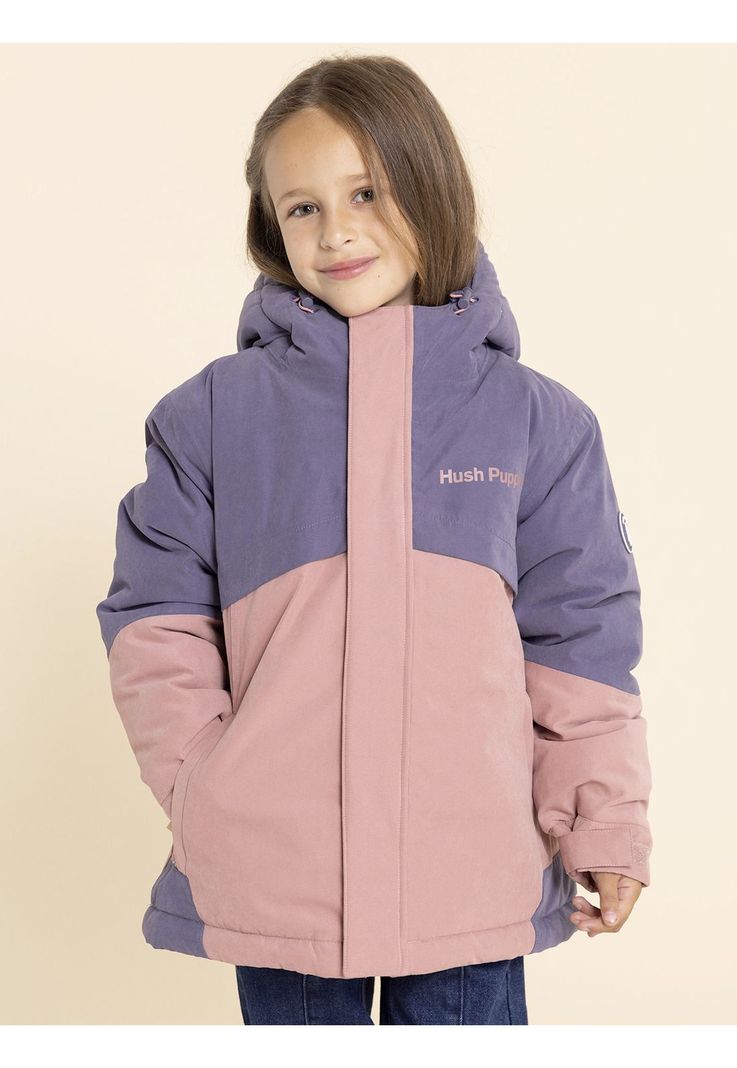 Parka Waterproof Optimus Niña Rosado-1