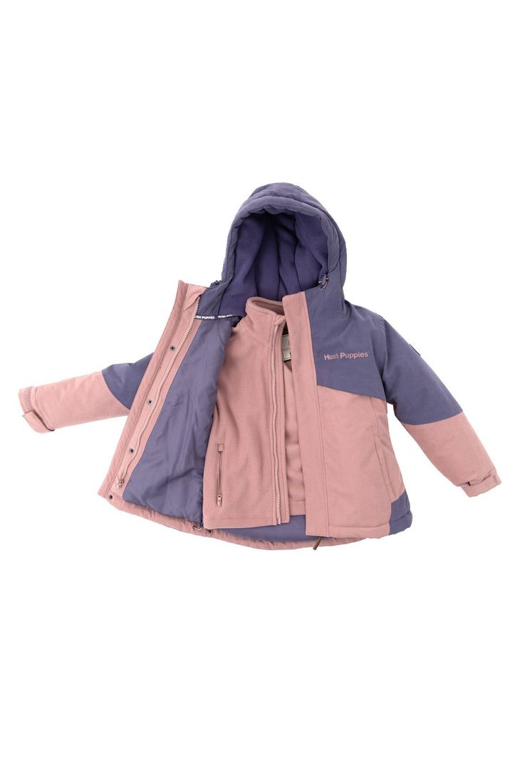 Parka Waterproof Optimus Niña Rosado-9