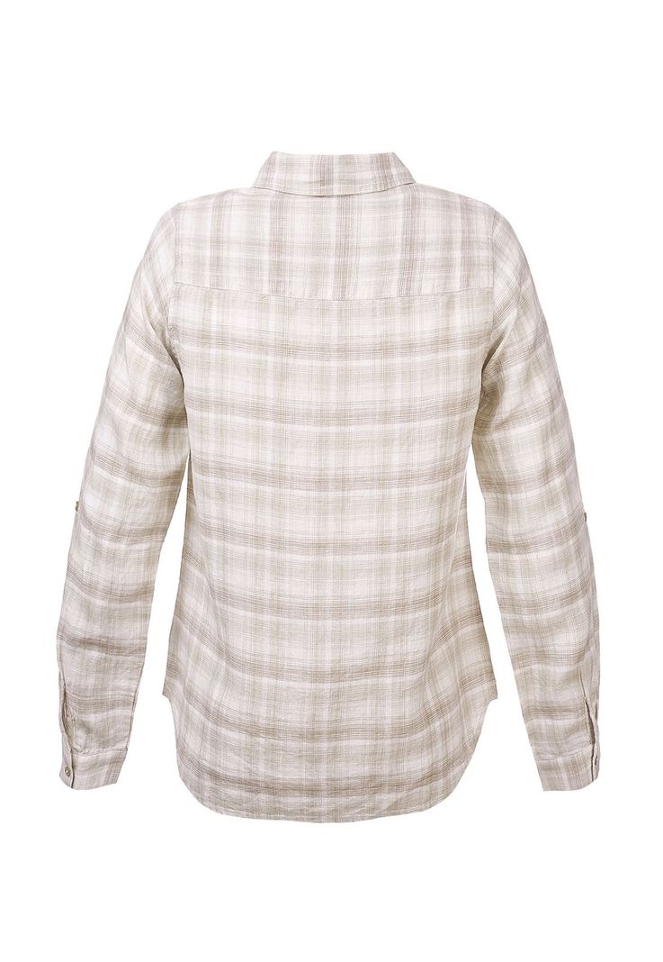 Blusa Lino Orgánico Marina Beige Mujer-3