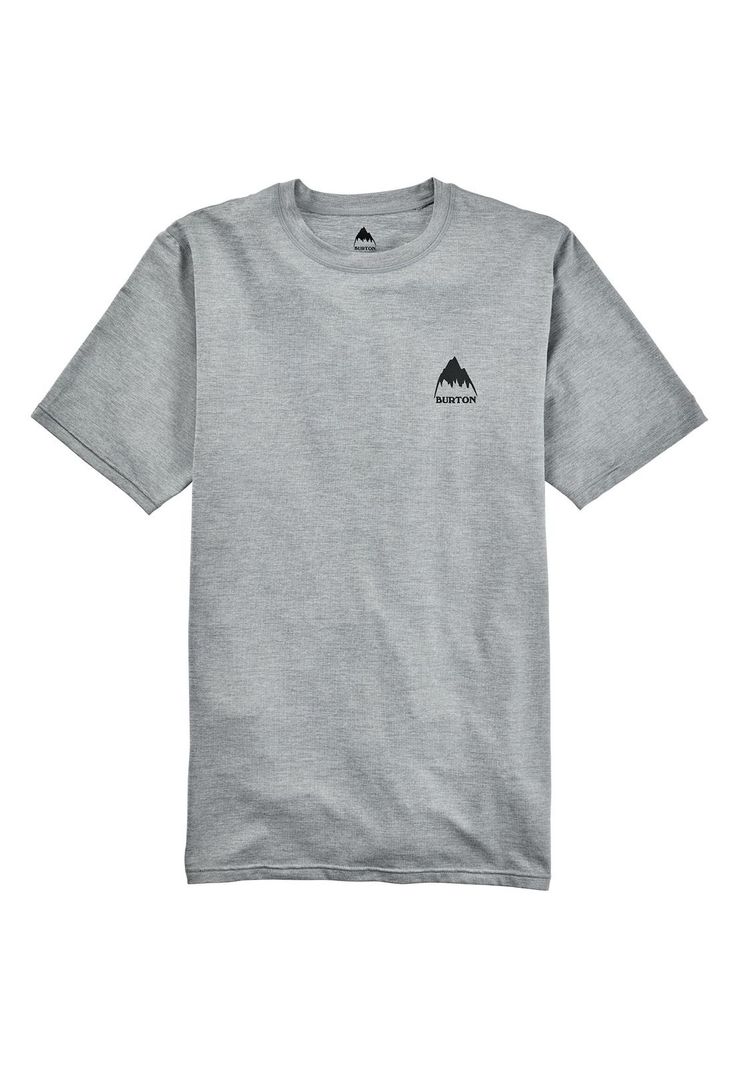 Primera Capa Polera M/C Ltwt Hombre Gris Burton-2